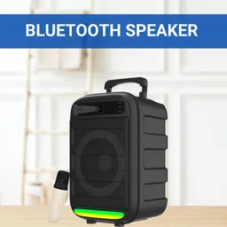 GUGGU Monster (WIRELESS TOWER SPEAKER) Dynamic Thunder Sound With Karaoke MicG159 35 W Bluetooth Tower Speaker-picture-21