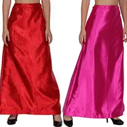 MR VIHAAN FK-COMBO SATIN PETTICOAT ST91 Pure Satin Petticoat-picture-17