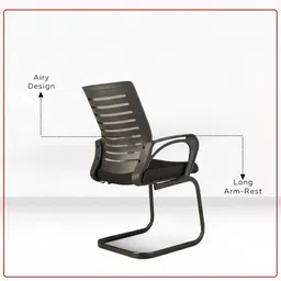 vistro visitor or conference chair Fabric Office Visitor Chair image 2