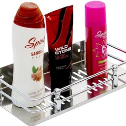 nestbond Anti-Rust Stainless Steel Multi-Purpose Sheet Shelf (9 Inch) Stainless Steel Stainless Steel Wall Shelf image 3