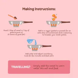 hungrybums Rice and Makhana Mix for Baby | Baby Cereal Mix | Easy to Digest Cereal image 2