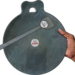faizia Super Smooth Cast Iron Tawa for Dosa Chapathi Iron Tawa for Kitchen Tawa 36 cm diameter-picture-13