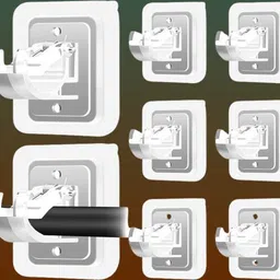 rynnis White Curtain Hooks image 1