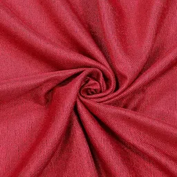 the conversion Maroon Premium Jute Solid 8ft Light Filtering Eyelet Longdoor Curtain (1 Pc) image 3