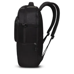 Skybags Unisex Black & Fluorescent Green Solid Backpack image 5