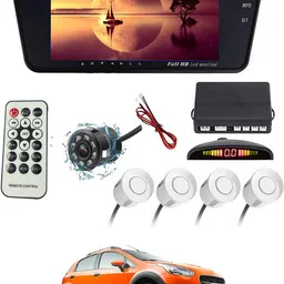 maties 7Inch Rearview Monitor Mirror with Touch Button,Camera & White sensor 27 Black LCD-picture-30
