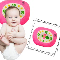 White Bubble Newborn Takiya Polyester Fibre Alphanumeric Baby Pillow Pack of 1 image 1