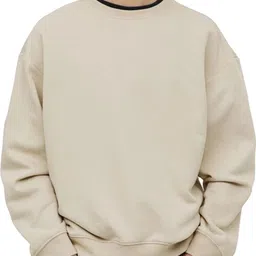 sonibros Men Full Sleeve Solid Sweatshirt image 1