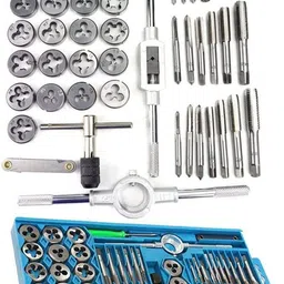 pkt 40pcs Tap Die Set External Thread Cutting Tapping Hand Thread Screwdriver Screw Thread Metric Tap Wrench Die Set Threading Machine Hand Tools Single Sided Speciality-picture-42
