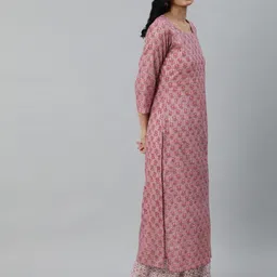 nayo Printed Kurta, Palazzo & Dupatta Set image 3