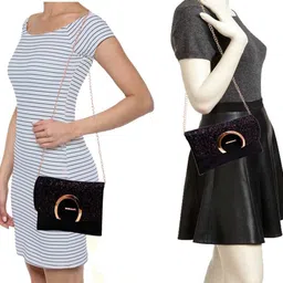 jivon Black Women Sling Bag CATLET SLINGBAG image 5