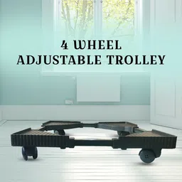 wheel crew Washing Machine, Refrigerator, Water Cooler, Air Cooler 4 WHEEL ADJUSTABLE Material Plastic-picture-10