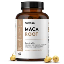 Nirvasa Maca Root Tablets for Men & Women (800mg) | Cholesterol-Free Maca Root Tablets to Improve Energy, Strength - 60 Tablets Set of 1-image-11