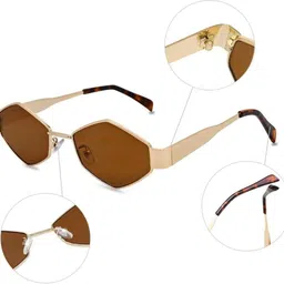 fizzfusion UV Protection Cat-eye Sunglasses (Free Size) image 3