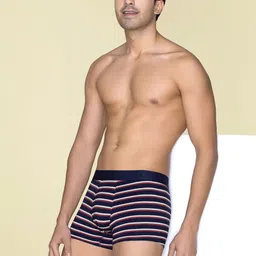 XYXX Men Striped Micro Modal Linea Trunks- XYTRNK147 image 2