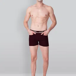 LUX VENUS Men Pack Of 3 Mid-Rise Assorted Pure Cotton Trunks image 5