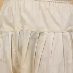 kraft india Men's Silk Blend Beige Elastic Waistband Patiala Salwar For Kurta image 4