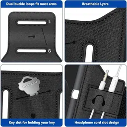 Kusport Running Armband 360° rotatable for iPhone 15/14/13/Pro Max/Pro/Mini/12/11/SE/Xs/XR/X/8/7/Plus, Suitable for All 4-6.7 inch Smartphones, Running Hiking and Cycling Mobile Phone Armband image 5