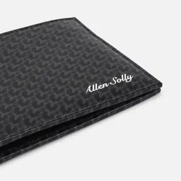 allen solly Men Black Genuine Leather Wallet image 4