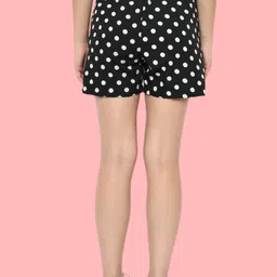 shonisha Printed Women Black, White Regular Shorts image 3