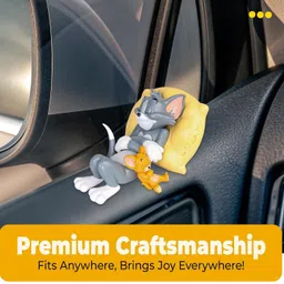 mirae Car Dashboard Accessories Tom And Jerry Decorative Showpiece - 4 cm image 5