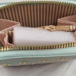 aayansh enterprises Women Green Artificial Leather Wallet image 3