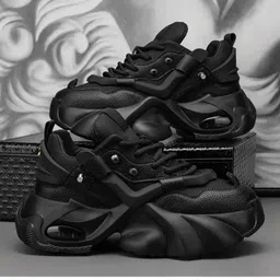 pinstyle Soft Insole, Slip-Resistance|Casual Walking Sneakers For Men Sneakers For Men image 3