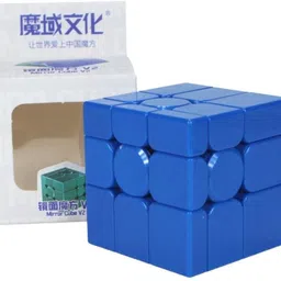 cuberkart MoYu MeiLong Mirror Blue 3x3 V2 Shape Mod Cube | Smooth Turning & Stable Puzzle-picture-11