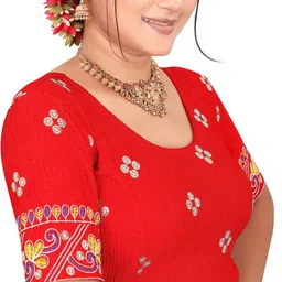 ektaal Round Neck Women Blouse-picture-15