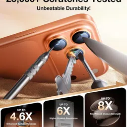 BOGATO™ Back Camera Lens Glass Protector for iPhone 17 Pro, iPhone 17 Pro Max image 3