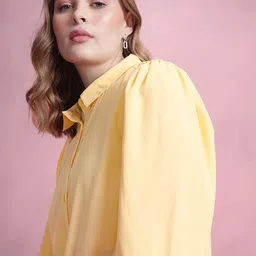 dressberry Women Regular Fit Solid Casual Shirt-picture-10