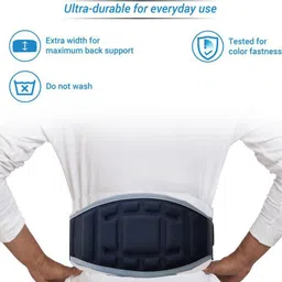 victory Heavy Quality 6''Inch Wide Molded Gym Belt with Full Padding Weight Lifting Belt image 2