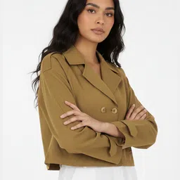 glitchez Polyester Coat For Women-picture-33