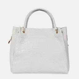 Bagsy Malone Set Of 3 White Structured Handbags image 5