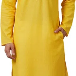 house of kashi Men Cotton Blend Kurta Pyjama Set-picture-10