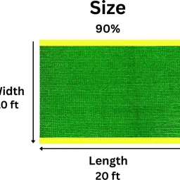 netonic Multi Purpose Shade Agro net 90% Sun Block net- High Density (10 X 20 FT) Portable Green House image 2