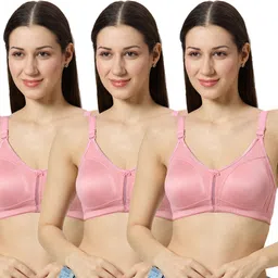 libertina Pack of 3 Women Everyday Non Padded Bra-picture-20
