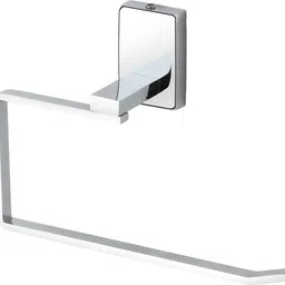 shapex SS 304 NAPKIN HOLDER/NAPKIN RING / BATHROOM ACCESSORIES (CHROME FINISH) 7.59 inch 1 Bar Towel Rod image 5