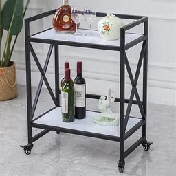 indian decor 45643 Bar cart, Wine Bar Cart Serving Bar Cart Kitchen Trolley, Rolling Bar Iron Kitchen Trolley-picture-16
