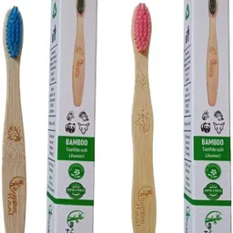 bamboo haat Bamboo Toothbrush with Rainbow Bristles for Kids Ultra Soft Toothbrush-picture-21