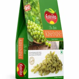 Eatriite Premium Seedless Green Raisins 200g Value Pack| Kishmish | Nutritious| Rich in Iron & Vitamin B-image-14