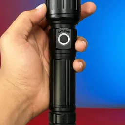 shamsa A220 Tactical LED Torch | Long Range, Rechargeable & Waterproof Design Torch image 1