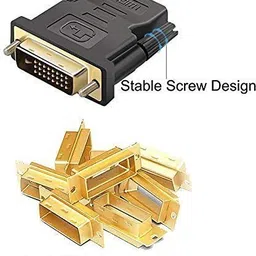 RuhZa DVI Cable 0 A 0 m NA DVI Male to HDMI Female Converter HDTV (24+1) Support image 2