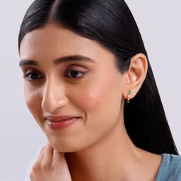 giva 925 Silver Glimmer Green Earrings Zircon Sterling Silver Stud Earring image 2