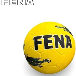 fena Yellow Rubber Molded Football - Size: 5 image 3