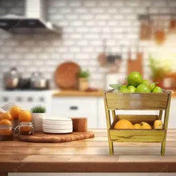 vas Natural Wooden Fruit & Vegetable Basket image 2