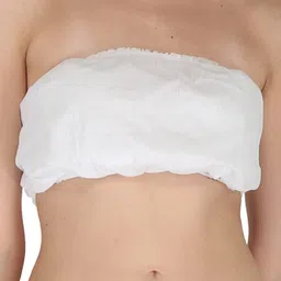 m's solutions & enterprises Non Woven Disposable Set of Bra and Panties for Women and Girls Travelling/Spa/Body Massage/Surgeries/Maternity Free Size fit for Small to XXL White image 5