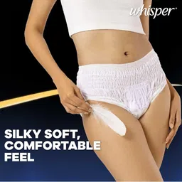 whisper Super absorbent period panty, M-L Panties Sanitary Pad image 4