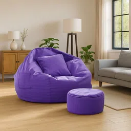 karuto 4XL Tear Drop Bean Bag Cover (Without Beans)-picture-17