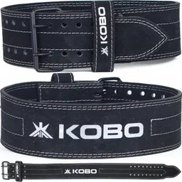 kobo Weightlifting Lever Gym Belt 6 mm Genuine Leather Dead Lift Squat Power Lifting Weight Lifting Belt-picture-16